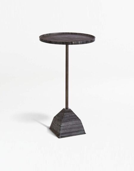 Round Marble High Table